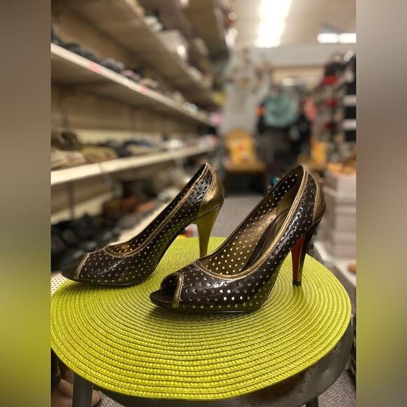 Shoes - Unlisted Sz. 8.5 Brown Open Toe Heels